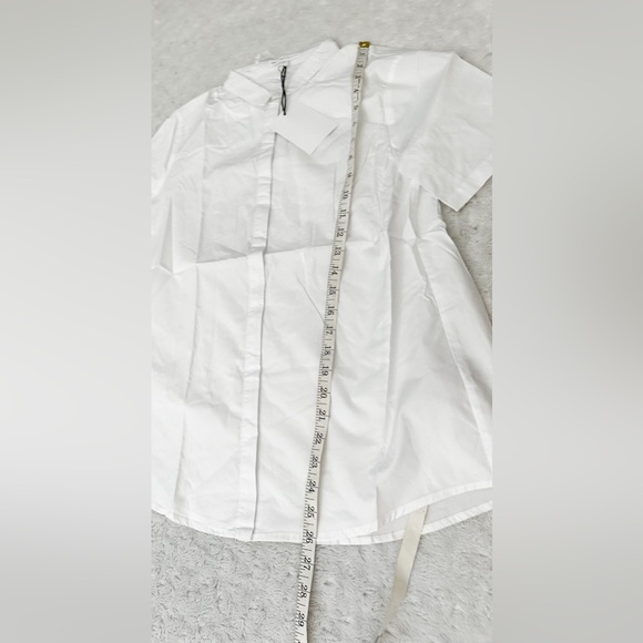 NWT- GREY LAB White Hidden Button Down Shirt - Picture 8 of 9
